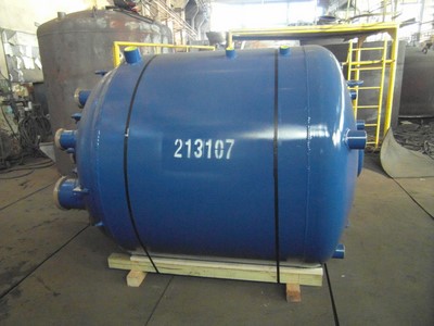 IPP# 213107, 2,839 L (750 gallons)  Glasslined Batch-Type Agitated Reactor For Sale