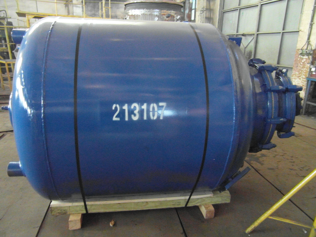 IPP# 213107, 2,839 L (750 gallons)  Glasslined Batch-Type Agitated Reactor For Sale