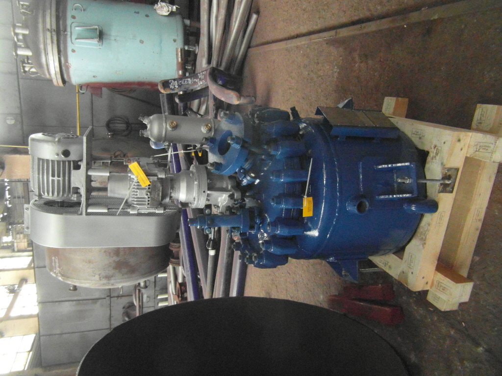 IPP# 213381, 113.6 L (30 gallons)  Glasslined Batch-Type Agitated Reactor For Sale