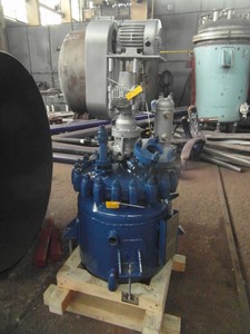 IPP# 213381, 113.6 L (30 gallons)  Glasslined Batch-Type Agitated Reactor For Sale