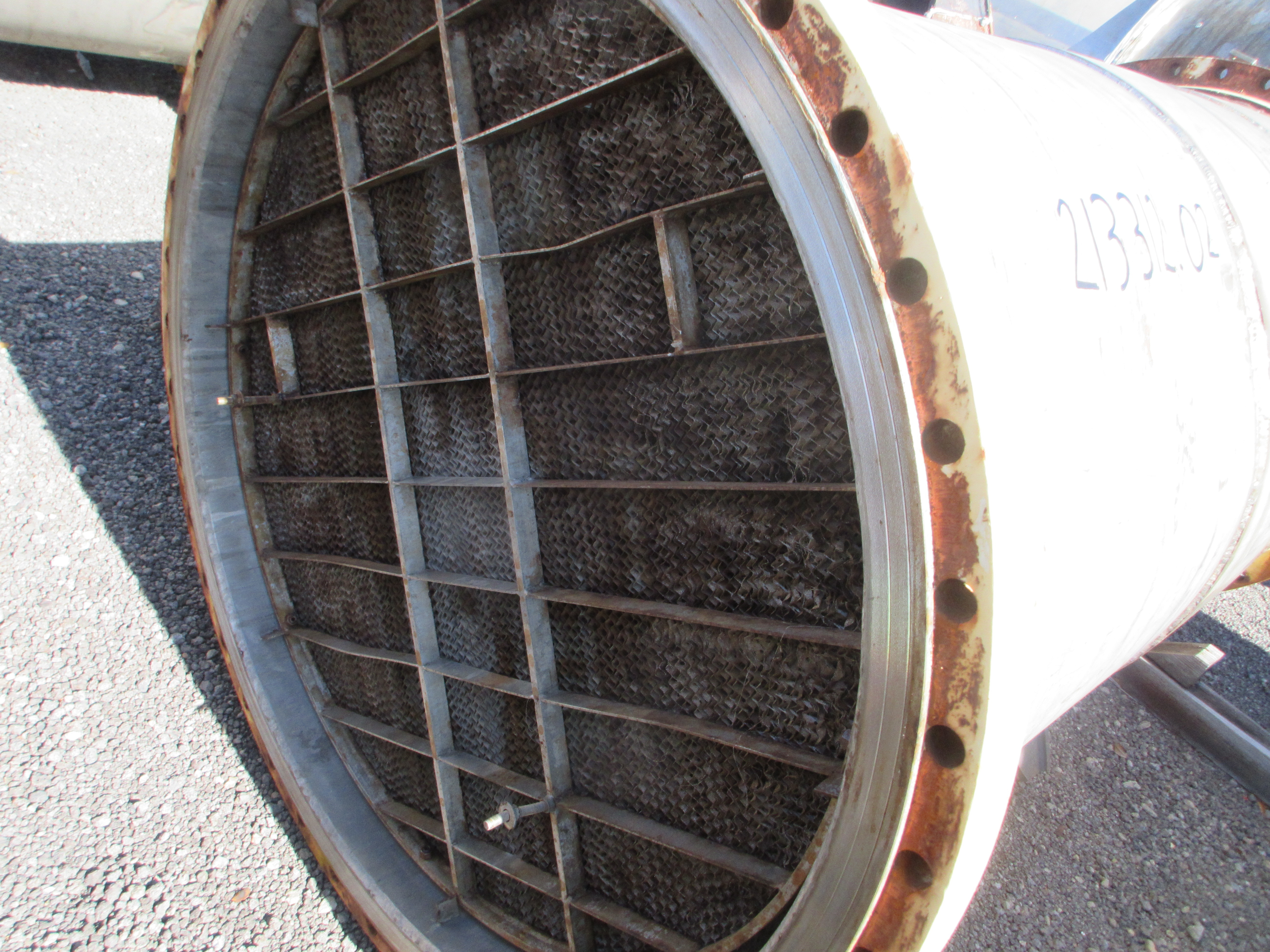 316  Stainless Steel Packed Column with 220 Sq.Ft. Overhead Condenser - IPP# 213312