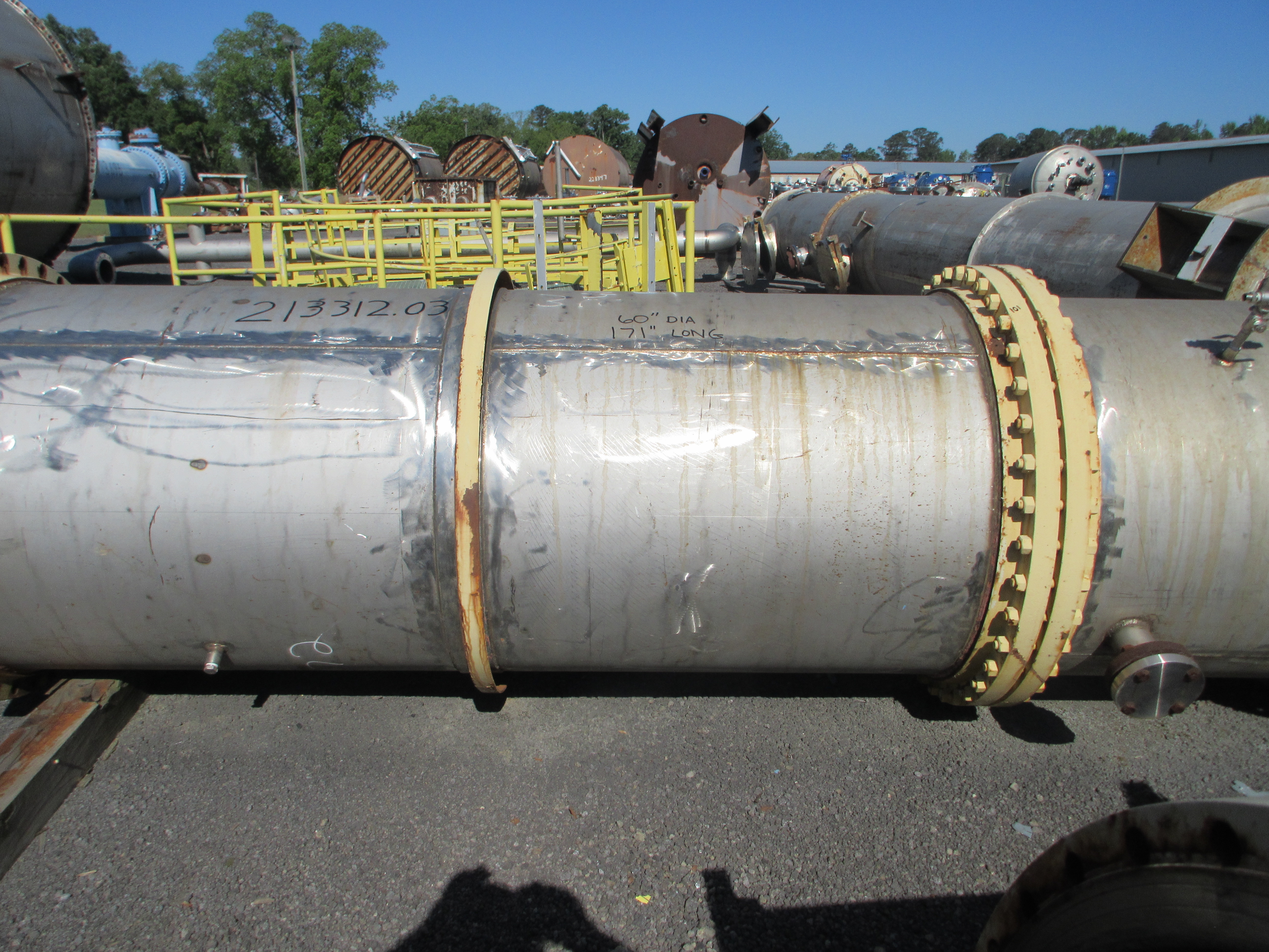 316  Stainless Steel Packed Column with 220 Sq.Ft. Overhead Condenser - IPP# 213312