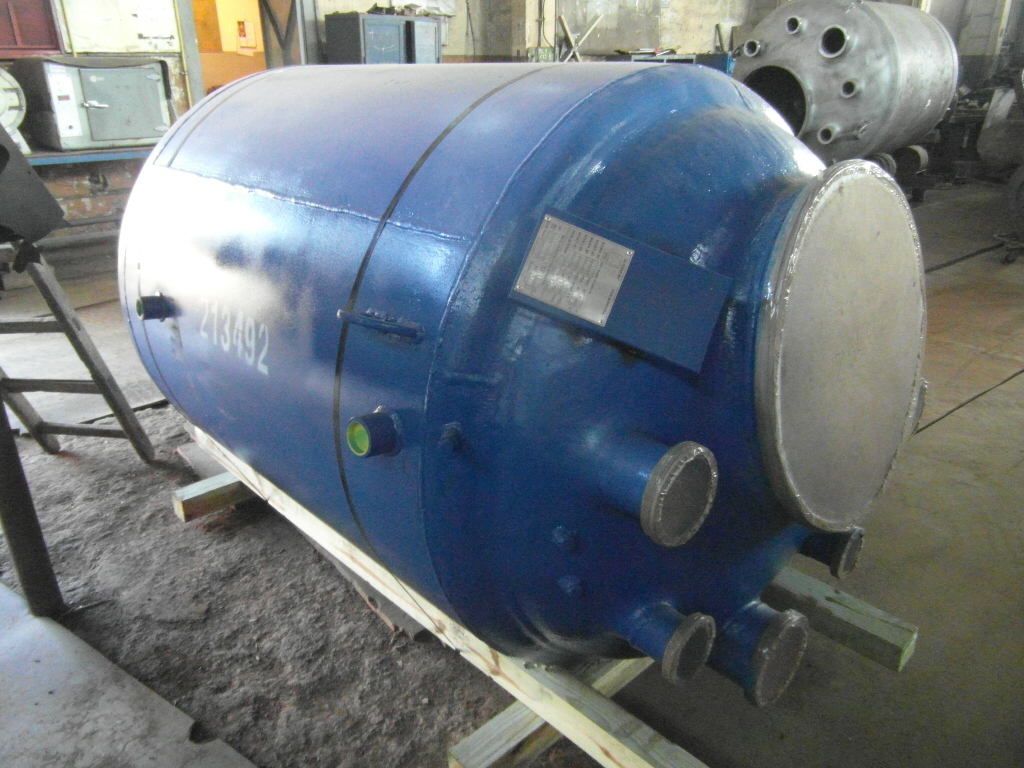 IPP# 213492, 1,893 L (500 gallons)  Glasslined Batch-Type Agitated Reactor For Sale