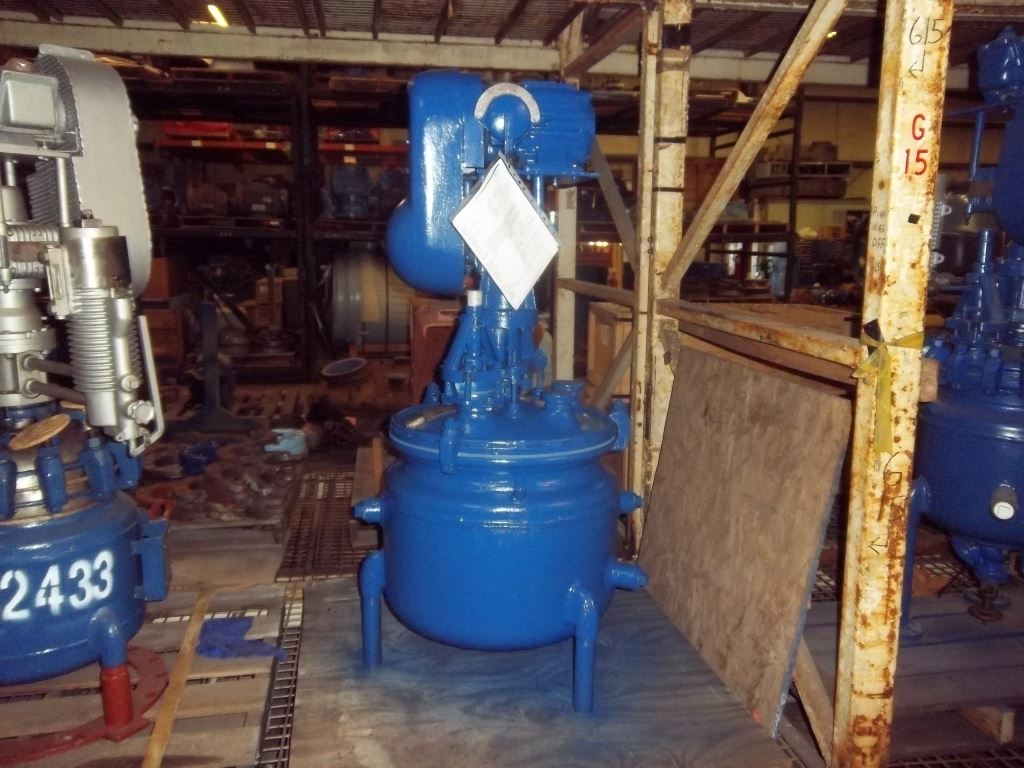 IPP# 213508, 75.7 L (20 gallons)  Glasslined Batch-Type Agitated Reactor For Sale