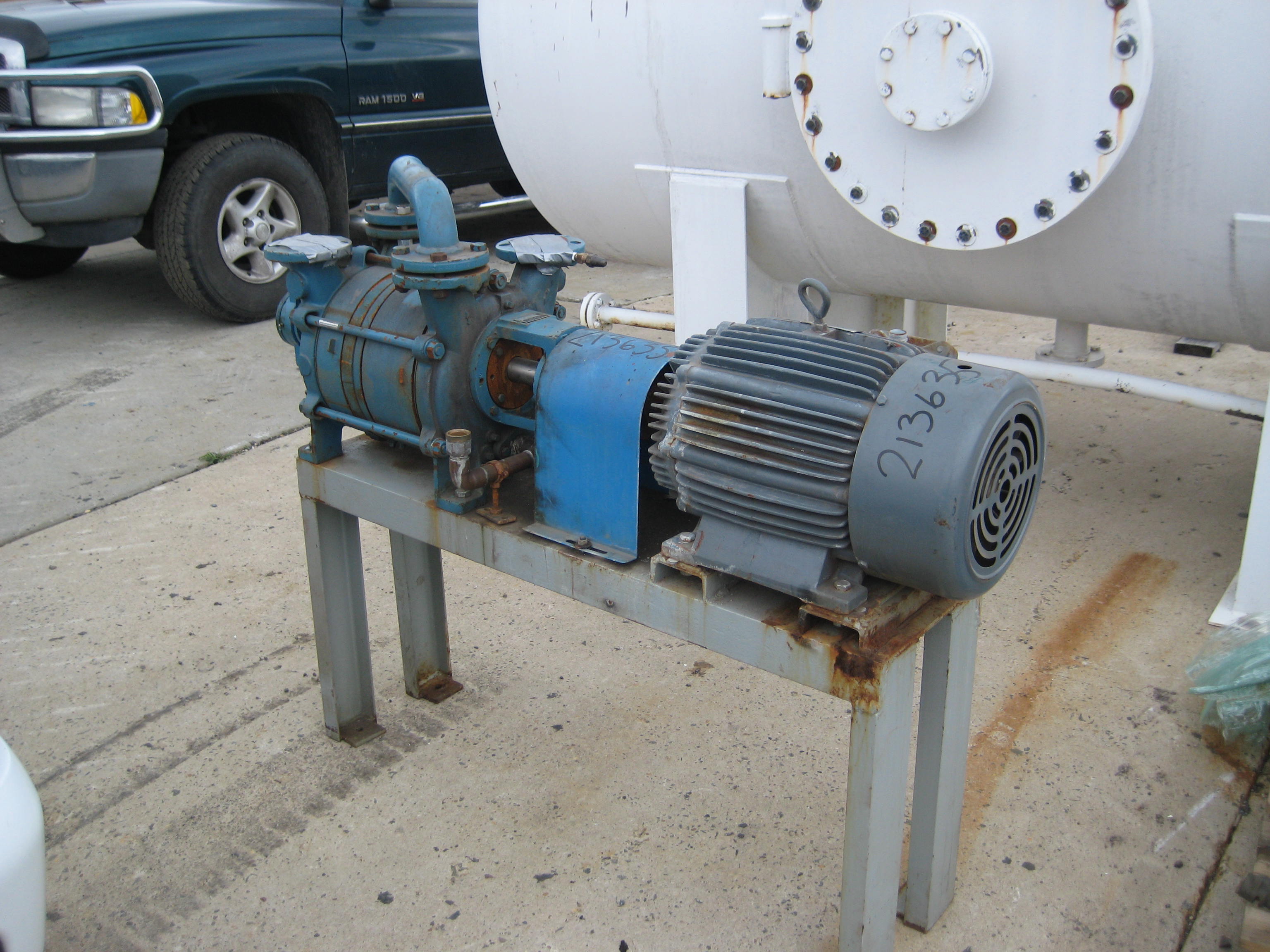 IPP# 213635, 419.7 m3/h (247 CFM)  Carbon Steel  Pump-Vacuum For Sale