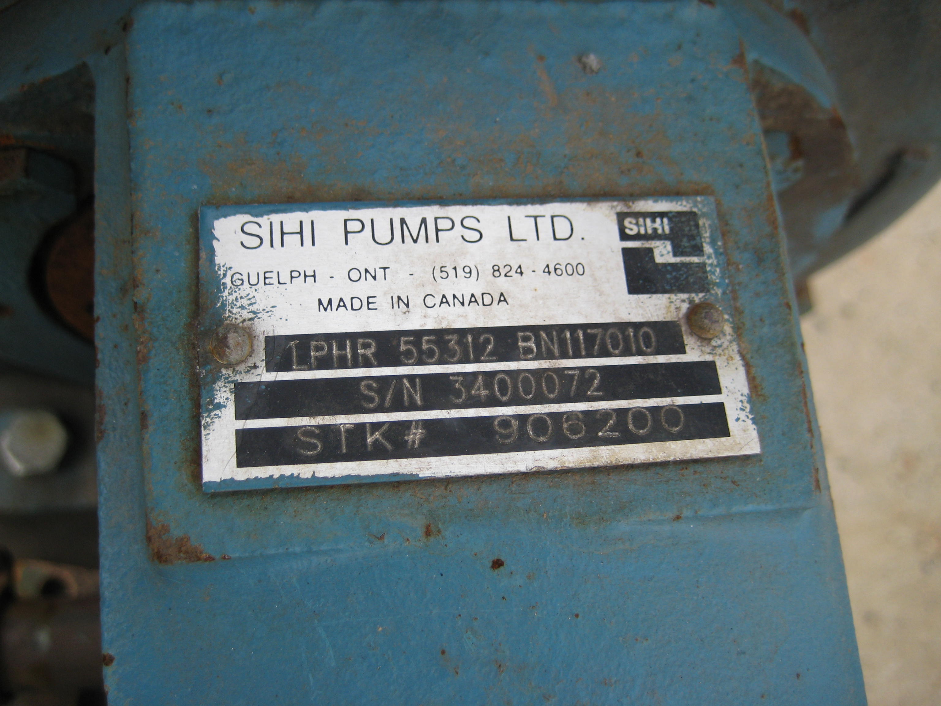 IPP# 213635, 419.7 m3/h (247 CFM)  Carbon Steel  Pump-Vacuum For Sale