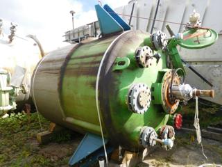 Glasslined Pfaudler BE Batch-Type Agitated Reactor