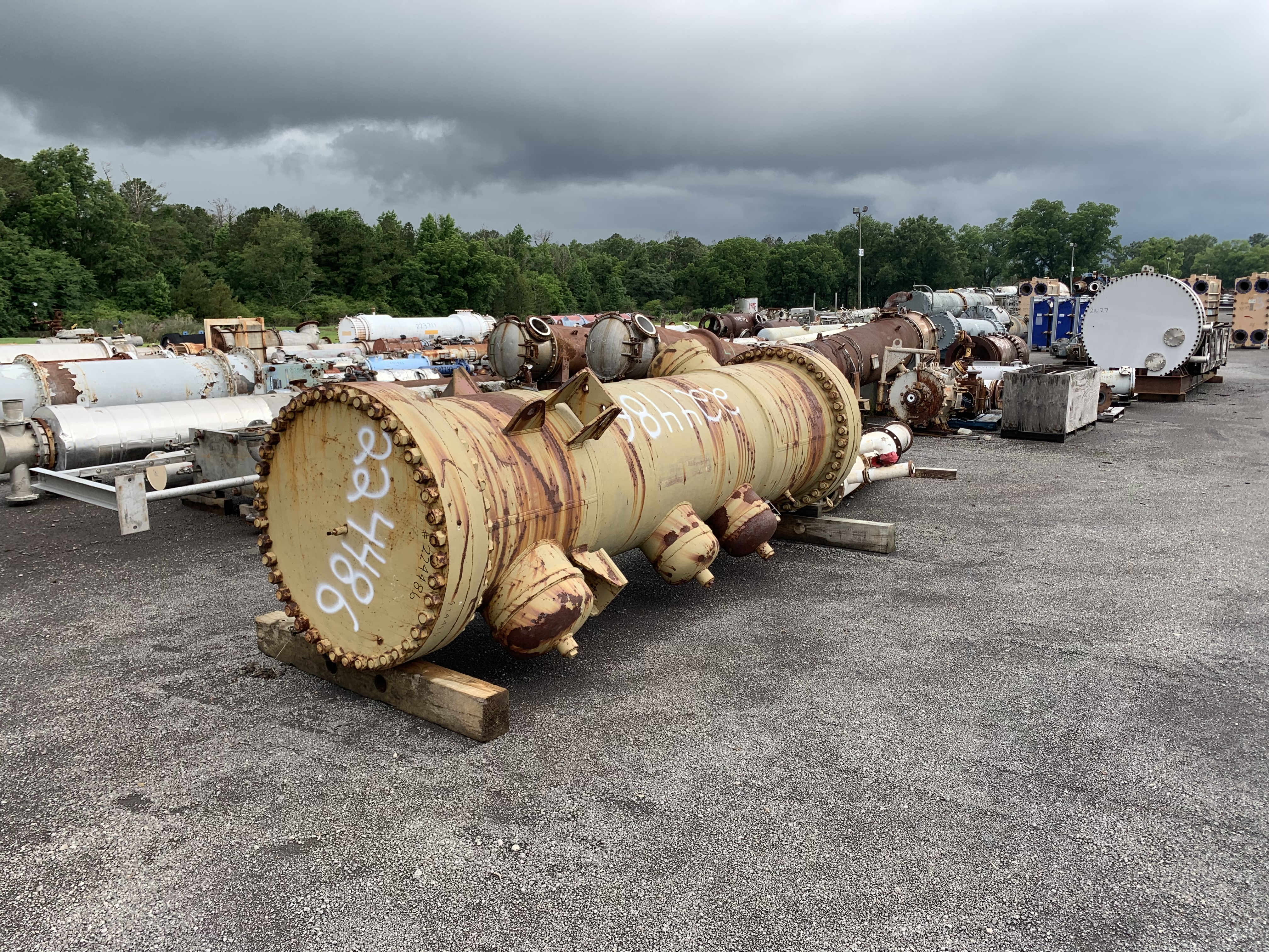 IPP# 224486, 157.9 m² (1,700 ft²) Unused Stainless Steel 304 Shell and Tube Heat Exchanger For Sale