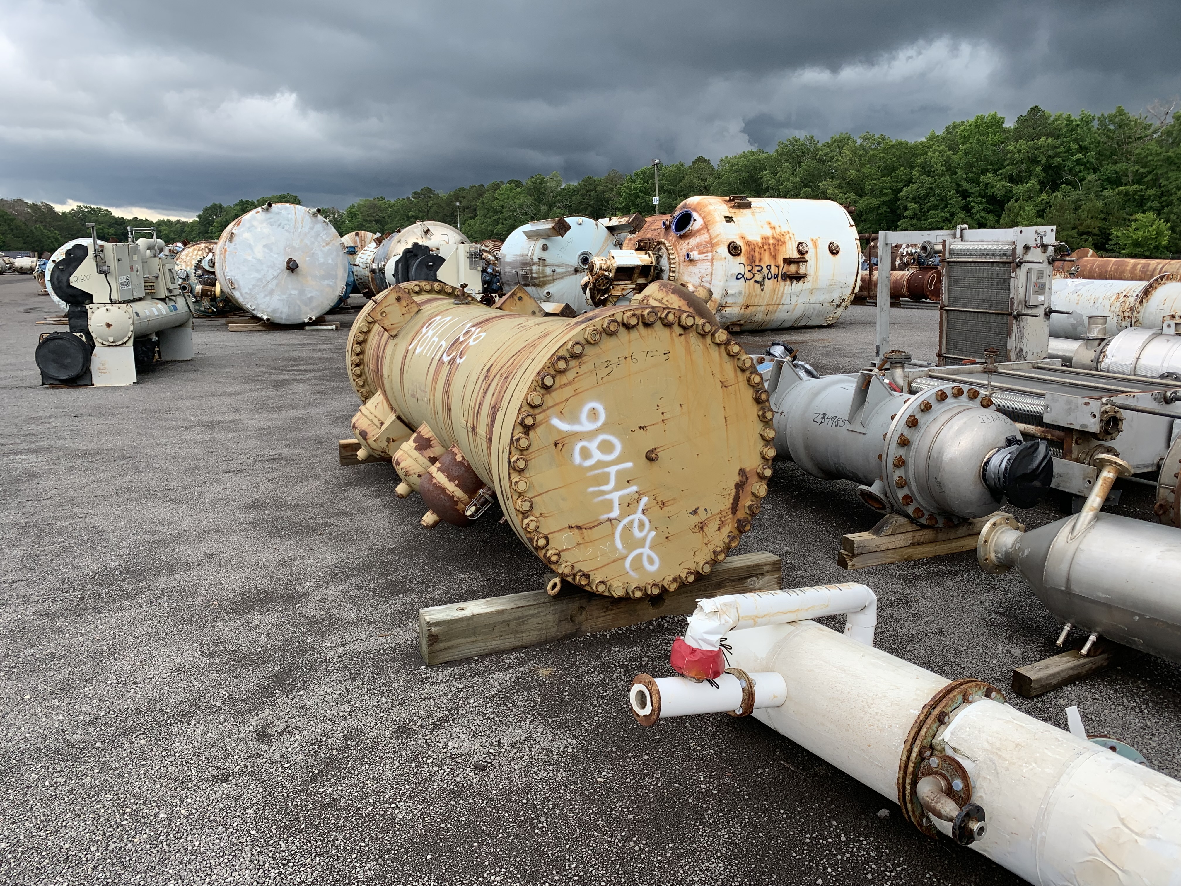 IPP# 224486, 157.9 m² (1,700 ft²) Unused Stainless Steel 304 Shell and Tube Heat Exchanger For Sale