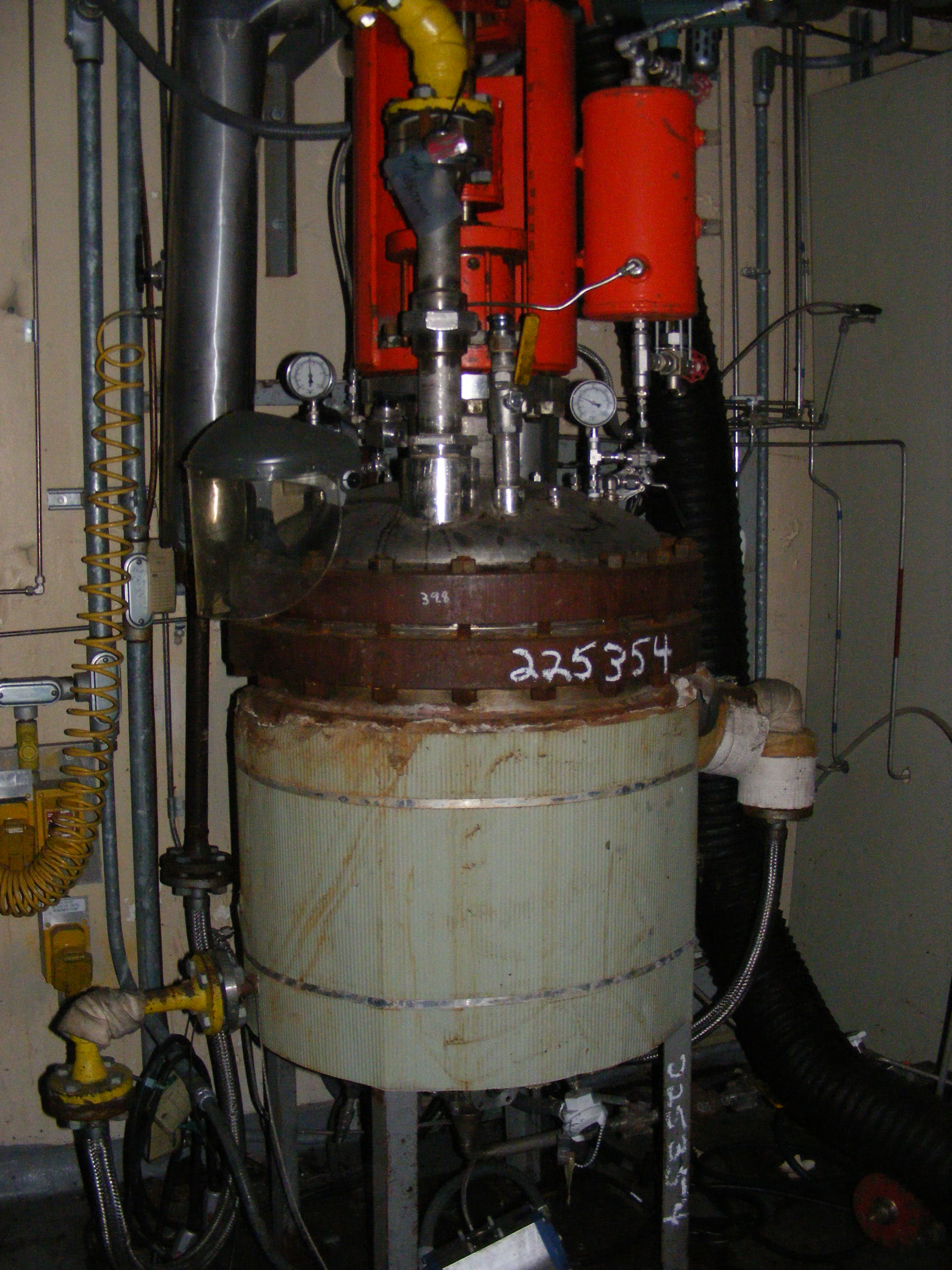 IPP# 225354, 189.3 L (50 gallons)  Stainless Steel 316 Batch-Type Agitated Reactor For Sale