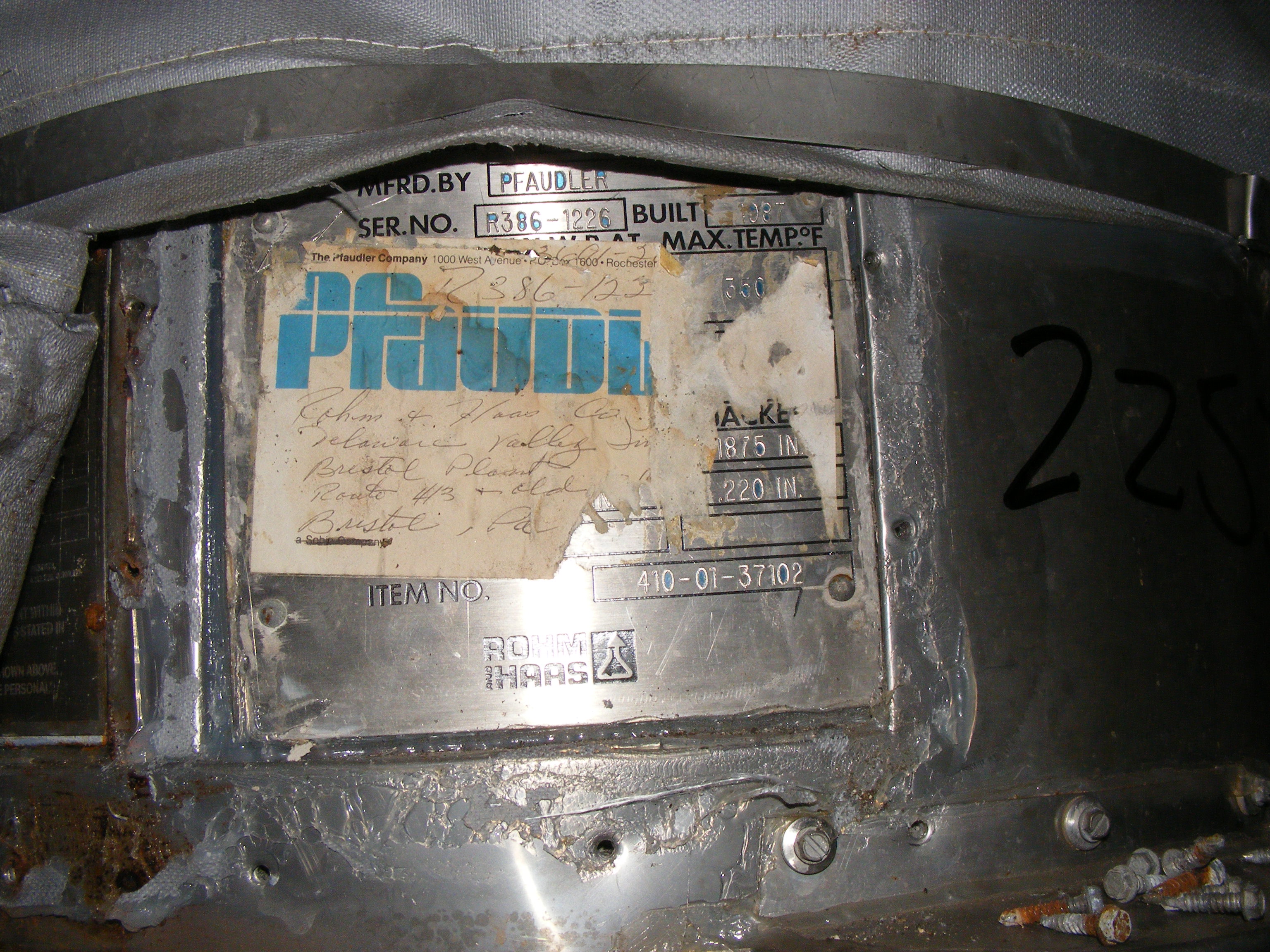 IPP# 225339, 37.9 L (10 gallons)  Hastelloy - C276  Tank For Sale