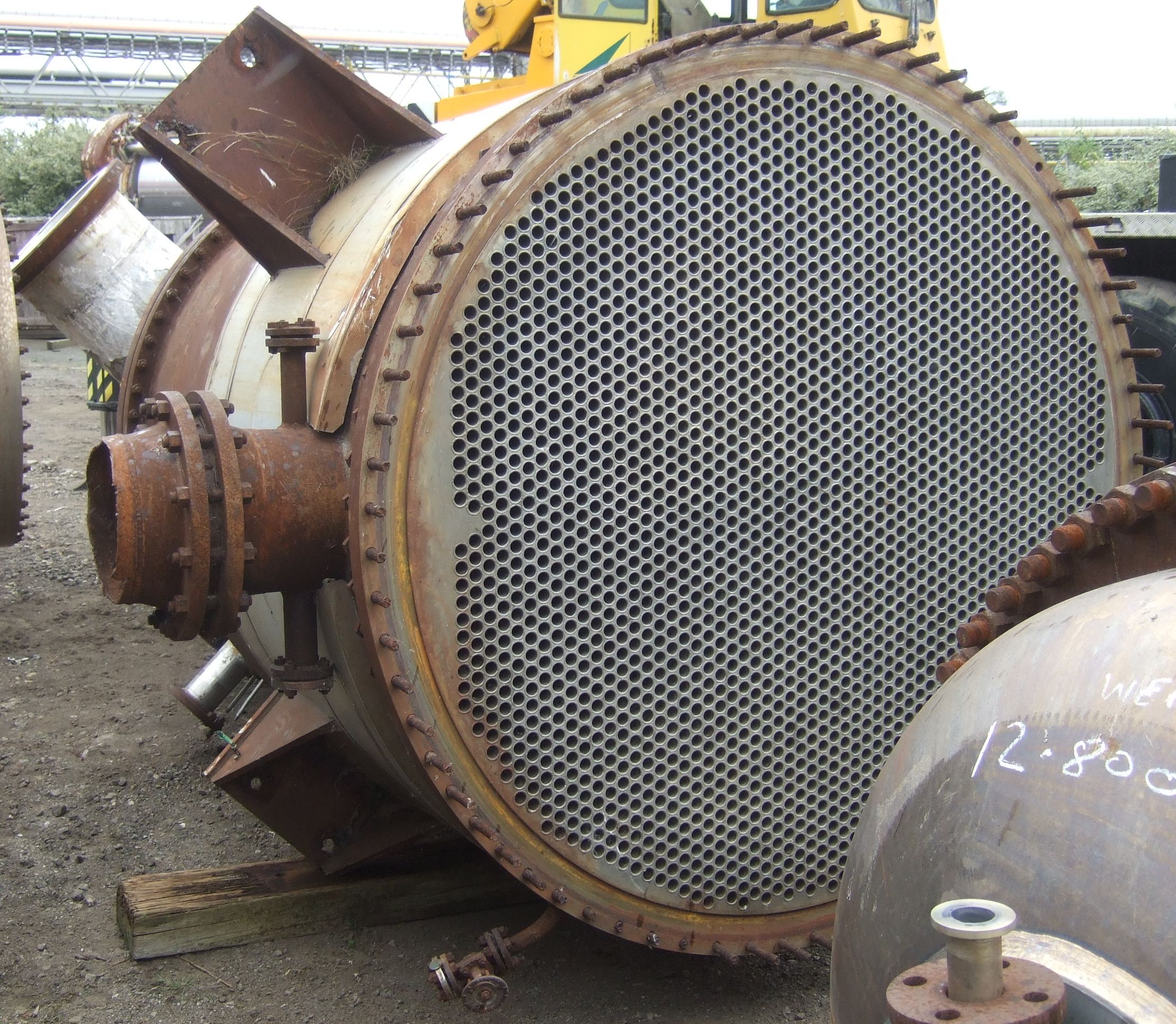 IPP# 226232, 465 m² (5,005 ft²)  Stainless Steel 317 Shell and Tube Heat Exchanger For Sale