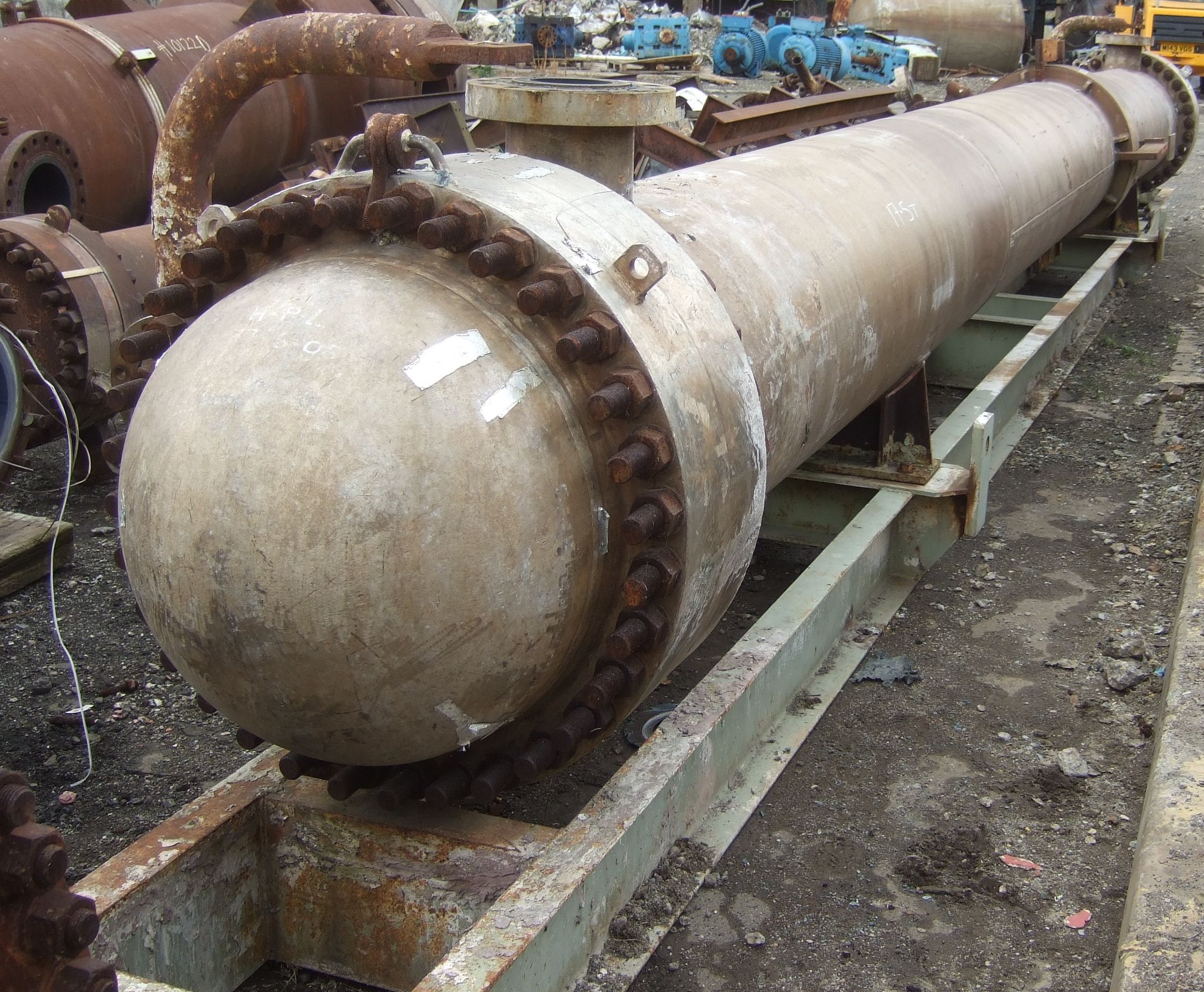 IPP# 226237, 191 m² (2,056 ft²)  Stainless Steel 304 Shell and Tube Heat Exchanger For Sale