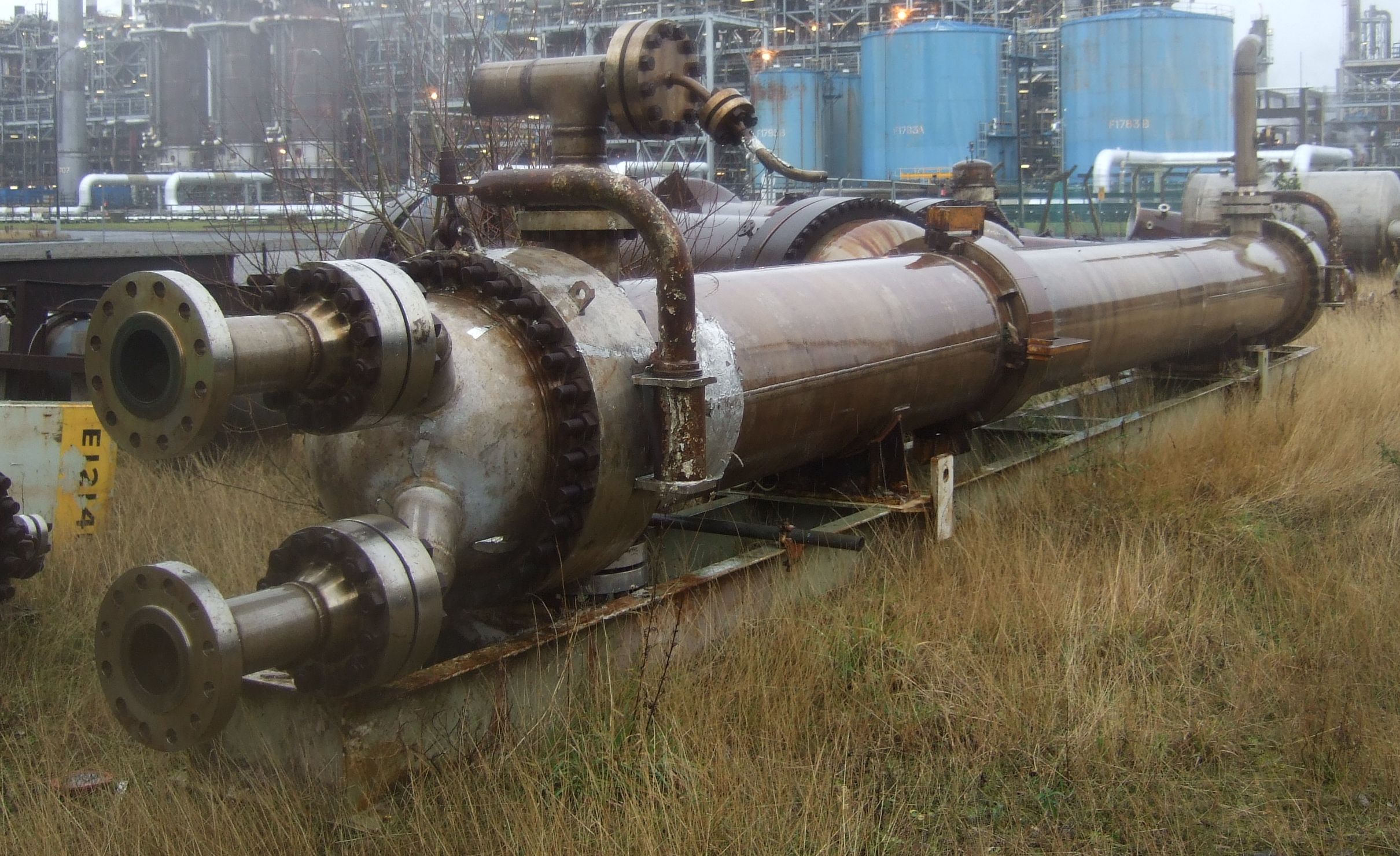 IPP# 226237, 191 m² (2,056 ft²)  Stainless Steel 304 Shell and Tube Heat Exchanger For Sale