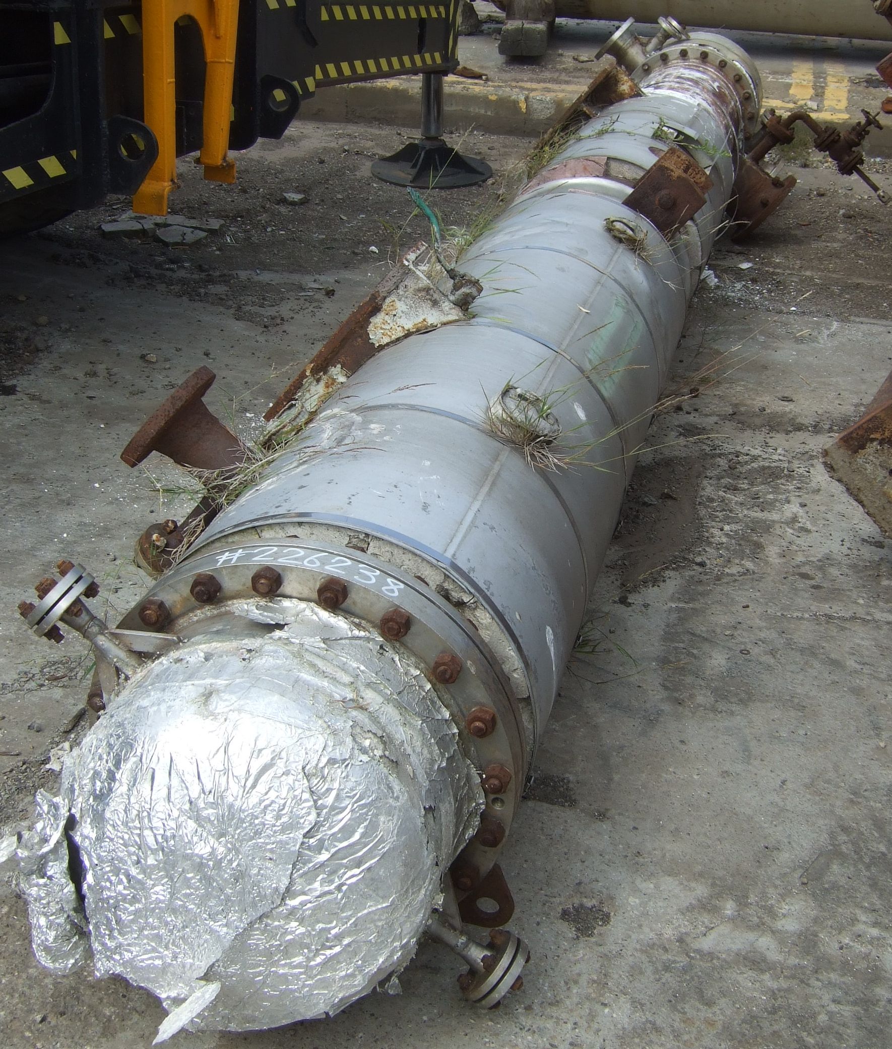 IPP# 226238, 41 m² (441.3 ft²)  Stainless Steel 304 Shell and Tube Heat Exchanger For Sale