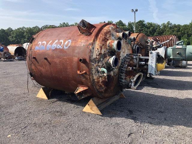 IPP# 226620, 7,571 L (2,000 gallons)  Glasslined Batch-Type Agitated Reactor For Sale