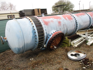 Unused Graphite Shell and Tube Heat Exchanger