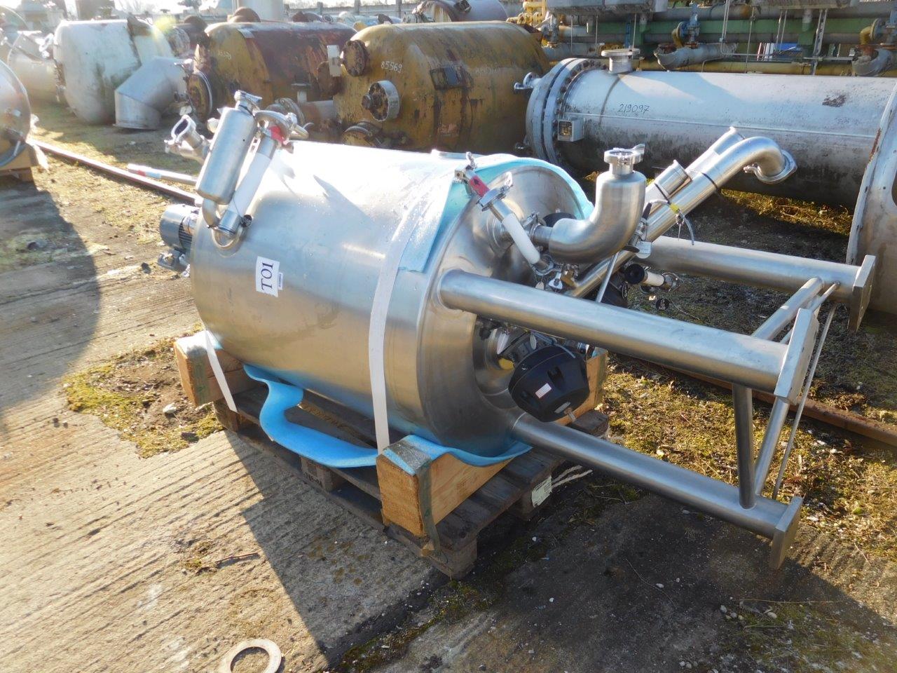 IPP# 229003, 418 L (110.4 gallons)  Stainless Steel Other Batch-Type Agitated Reactor For Sale