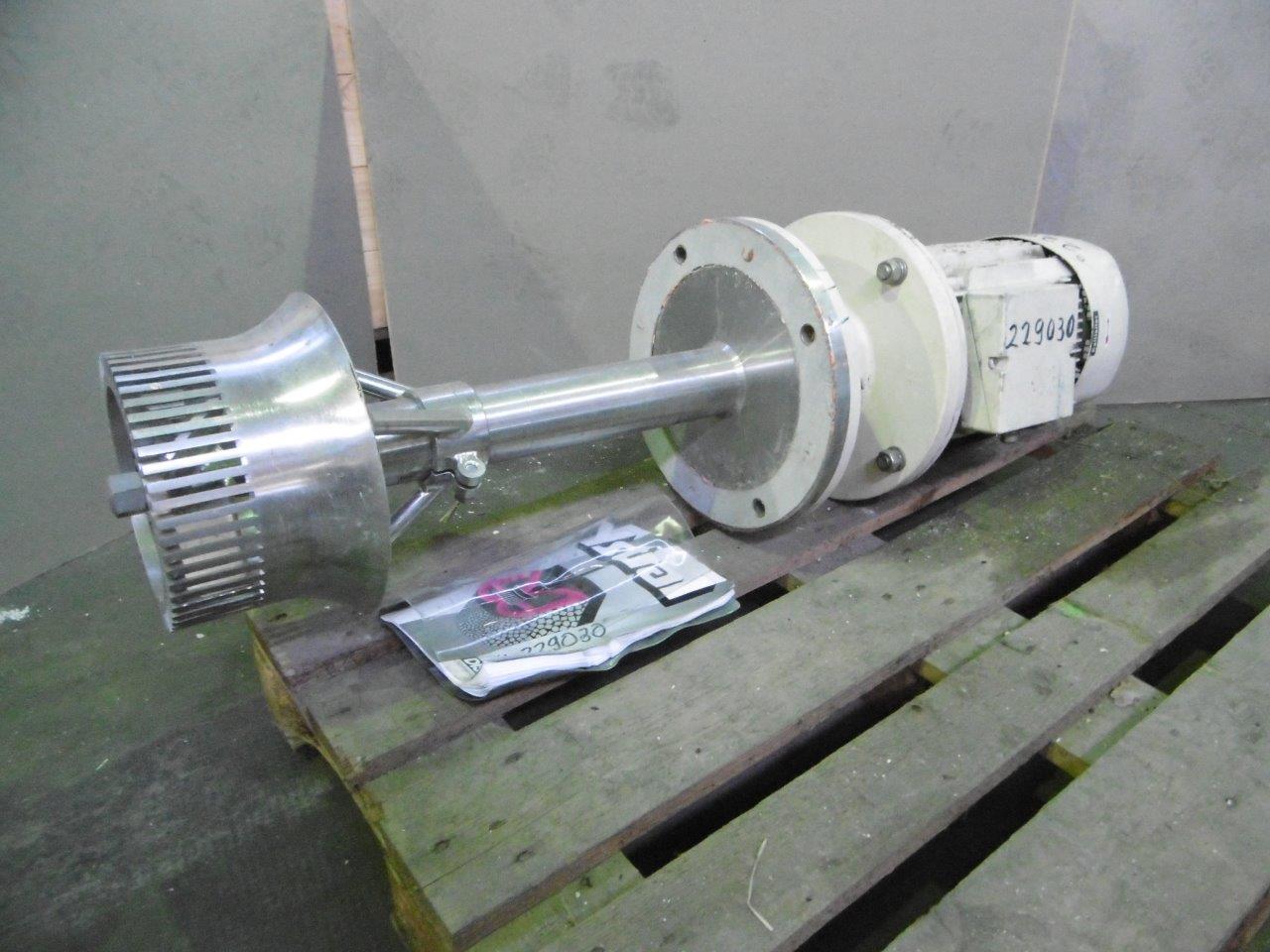 IPP# 229030, 11 kW (14.8 HP)  Stainless Steel Austentic Drive Agitator For Sale