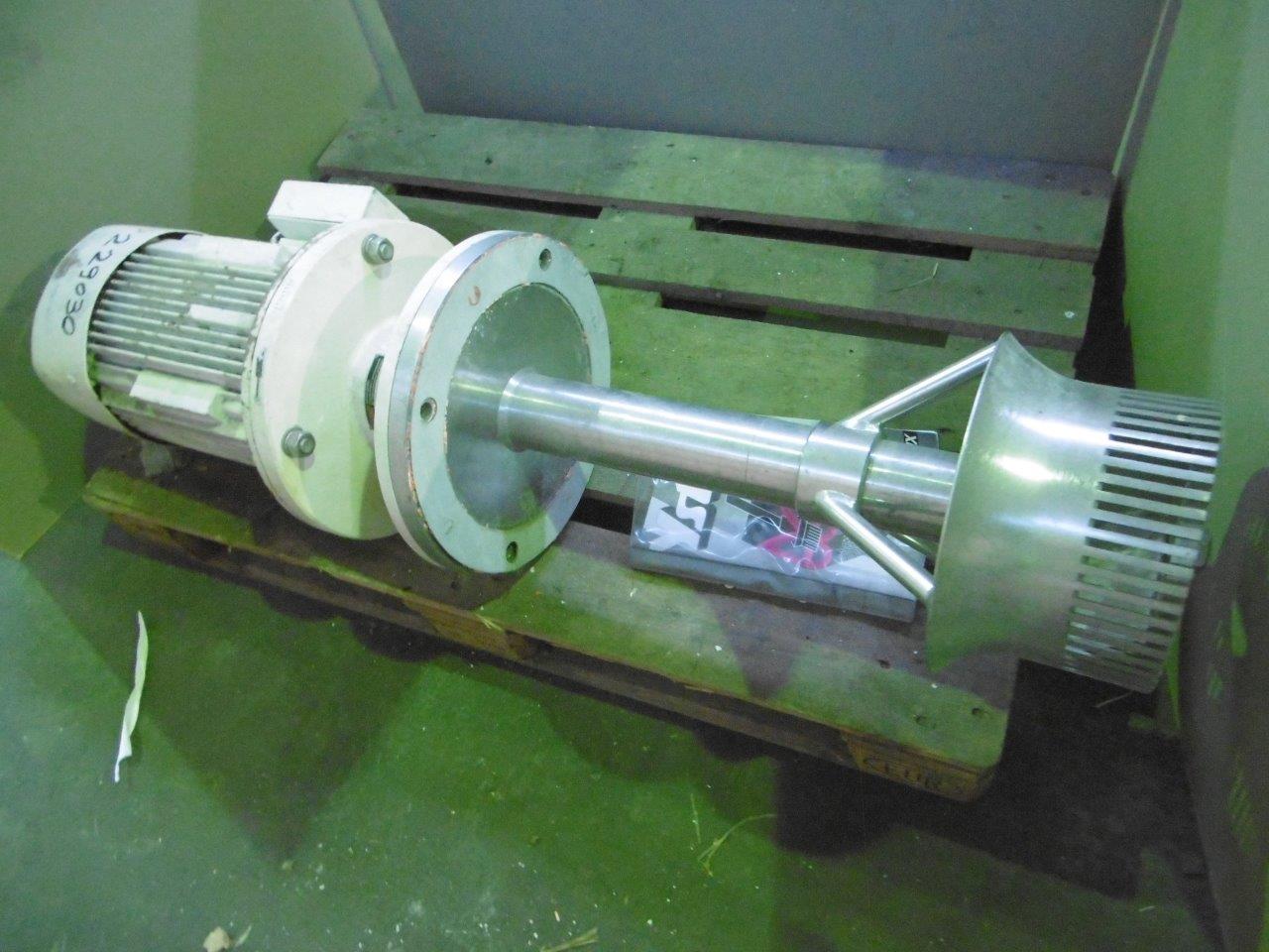 IPP# 229030, 11 kW (14.8 HP)  Stainless Steel Austentic Drive Agitator For Sale