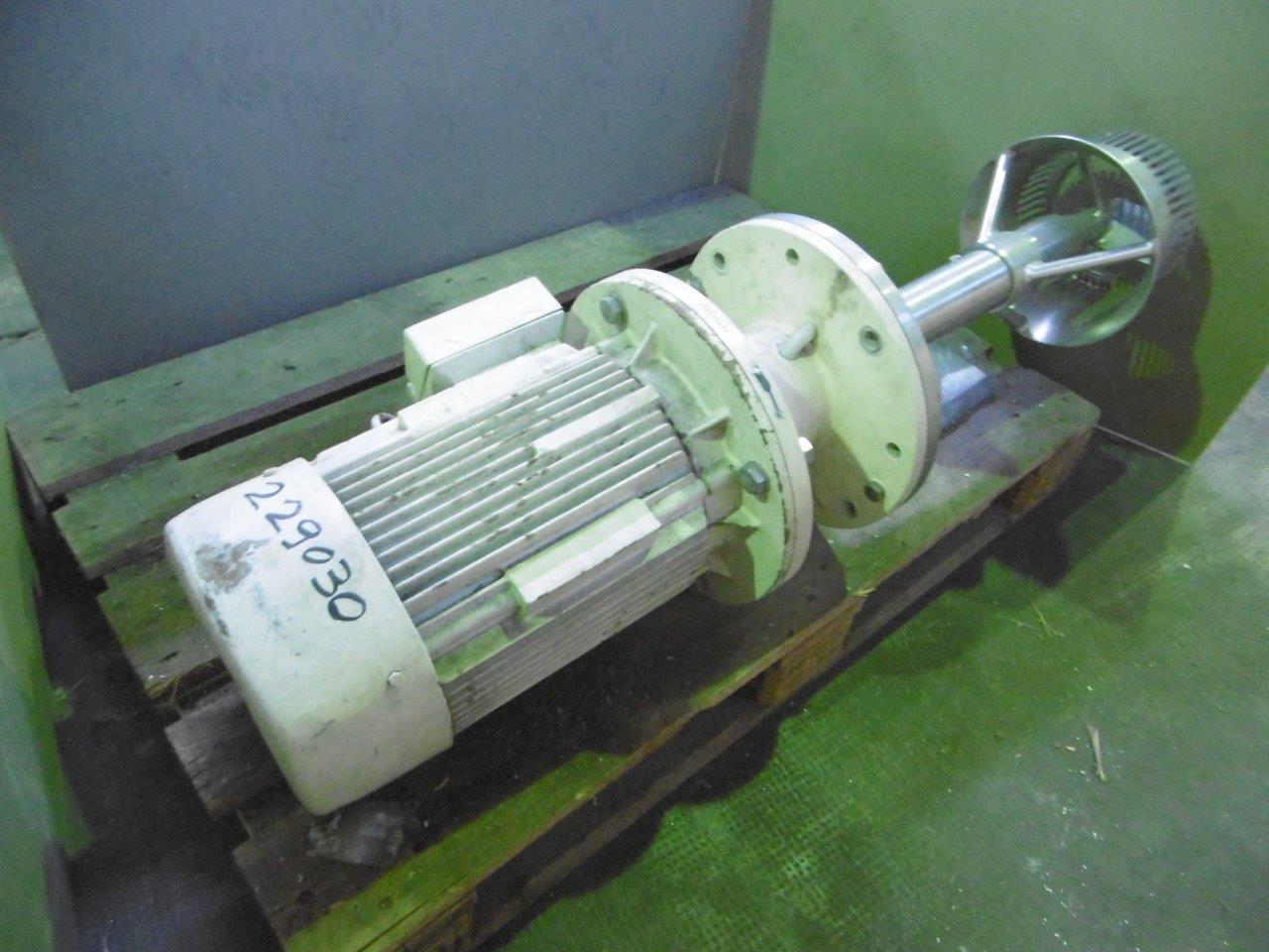 IPP# 229030, 11 kW (14.8 HP)  Stainless Steel Austentic Drive Agitator For Sale