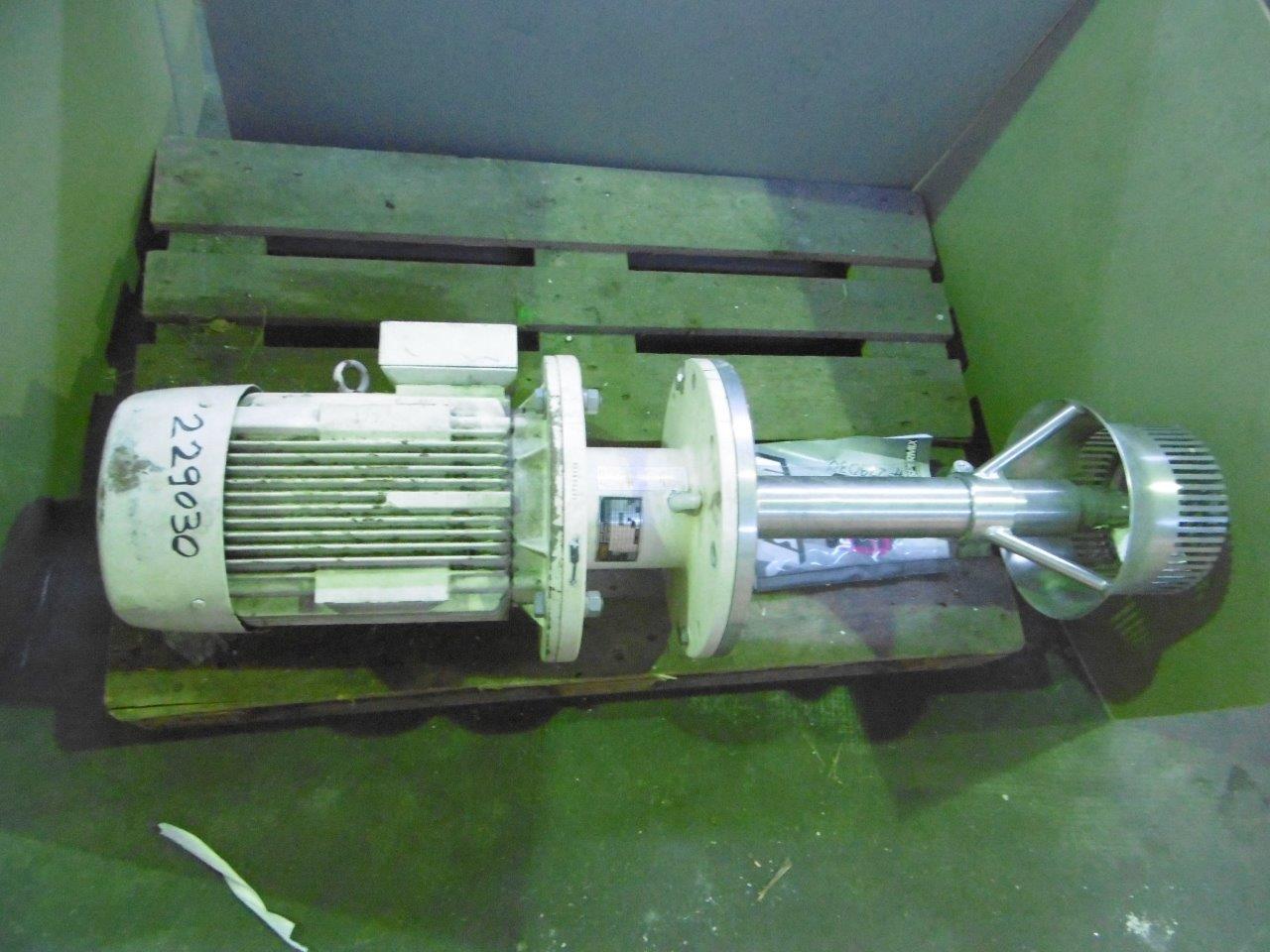 IPP# 229030, 11 kW (14.8 HP)  Stainless Steel Austentic Drive Agitator For Sale