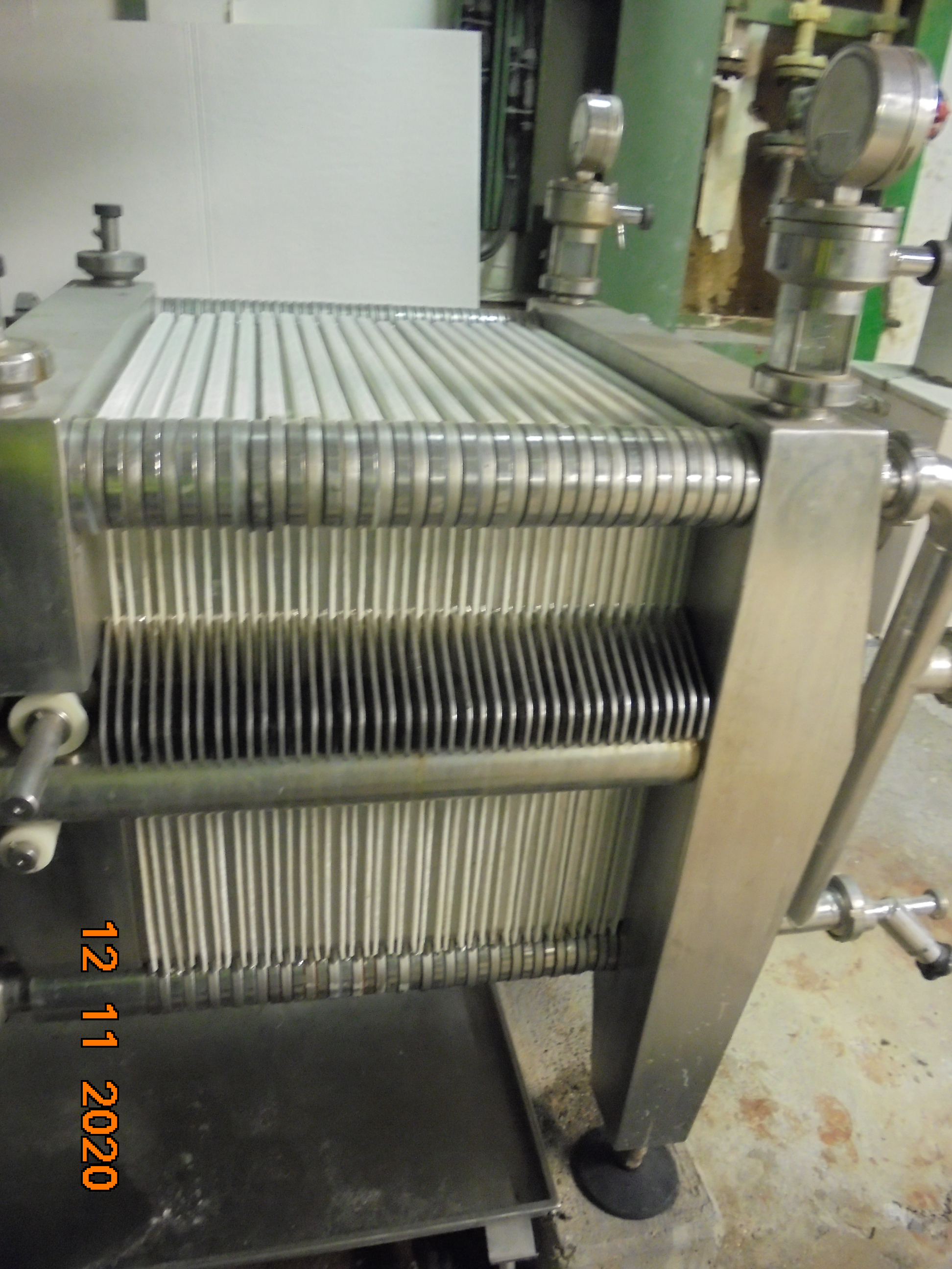 IPP# 229371, 14.7 m² (158.2 ft²)  Stainless Steel 321 Plate And Frame Filter For Sale