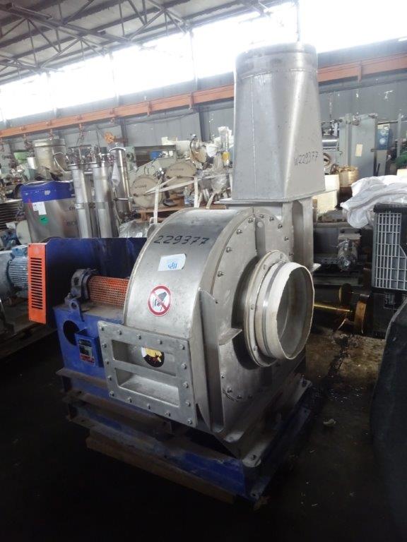 IPP# 229377, 9,000 m3/h (5,297 CFM)  Stainless Steel 321  Blower For Sale