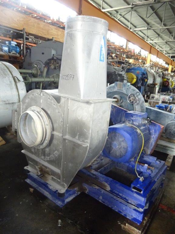 IPP# 229377, 9,000 m3/h (5,297 CFM)  Stainless Steel 321  Blower For Sale