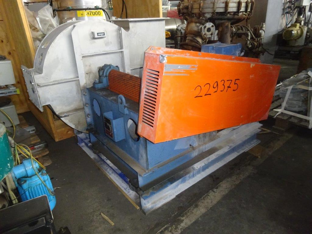 IPP# 229375, 9,000 m3/h (5,297 CFM)  Stainless Steel 321  Blower For Sale