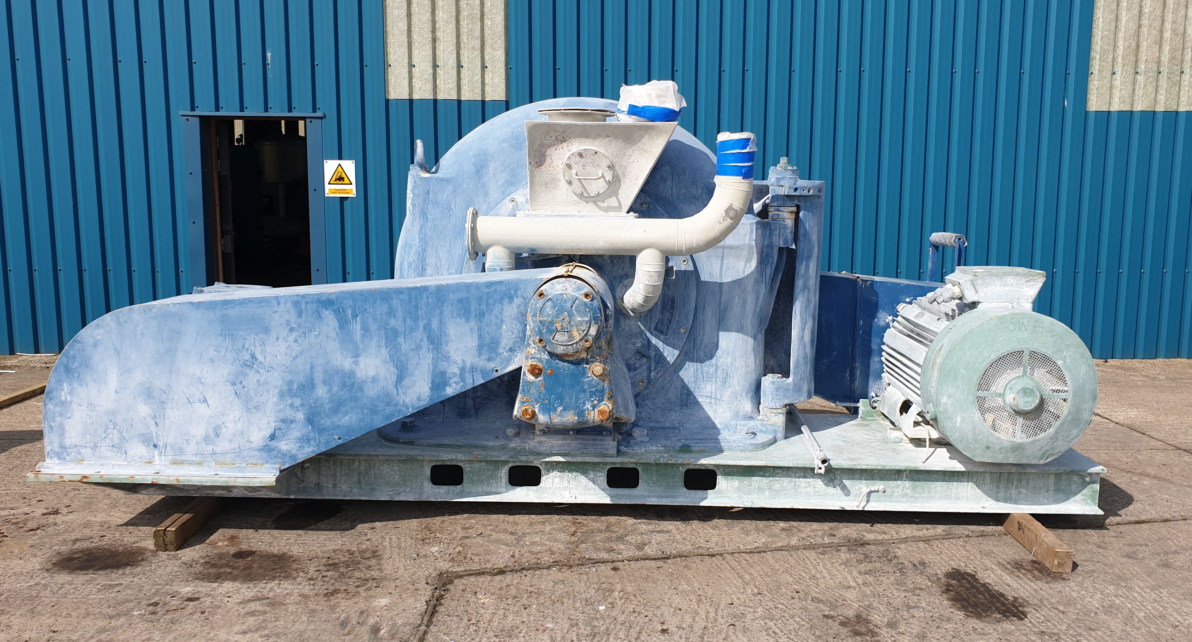 IPP# 229379, 48 kW (64.4 HP)  Stainless Steel 321 Granulator/Disintegrator Pulverizer For Sale