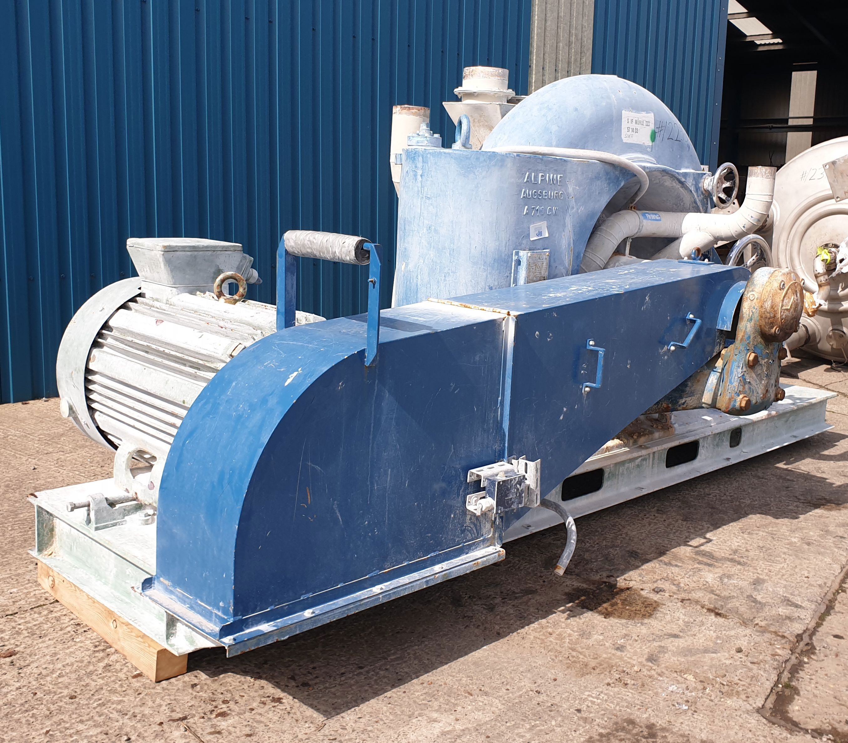 IPP# 229380, 48 kW (64.4 HP)  Stainless Steel 321 Granulator/Disintegrator Pulverizer For Sale