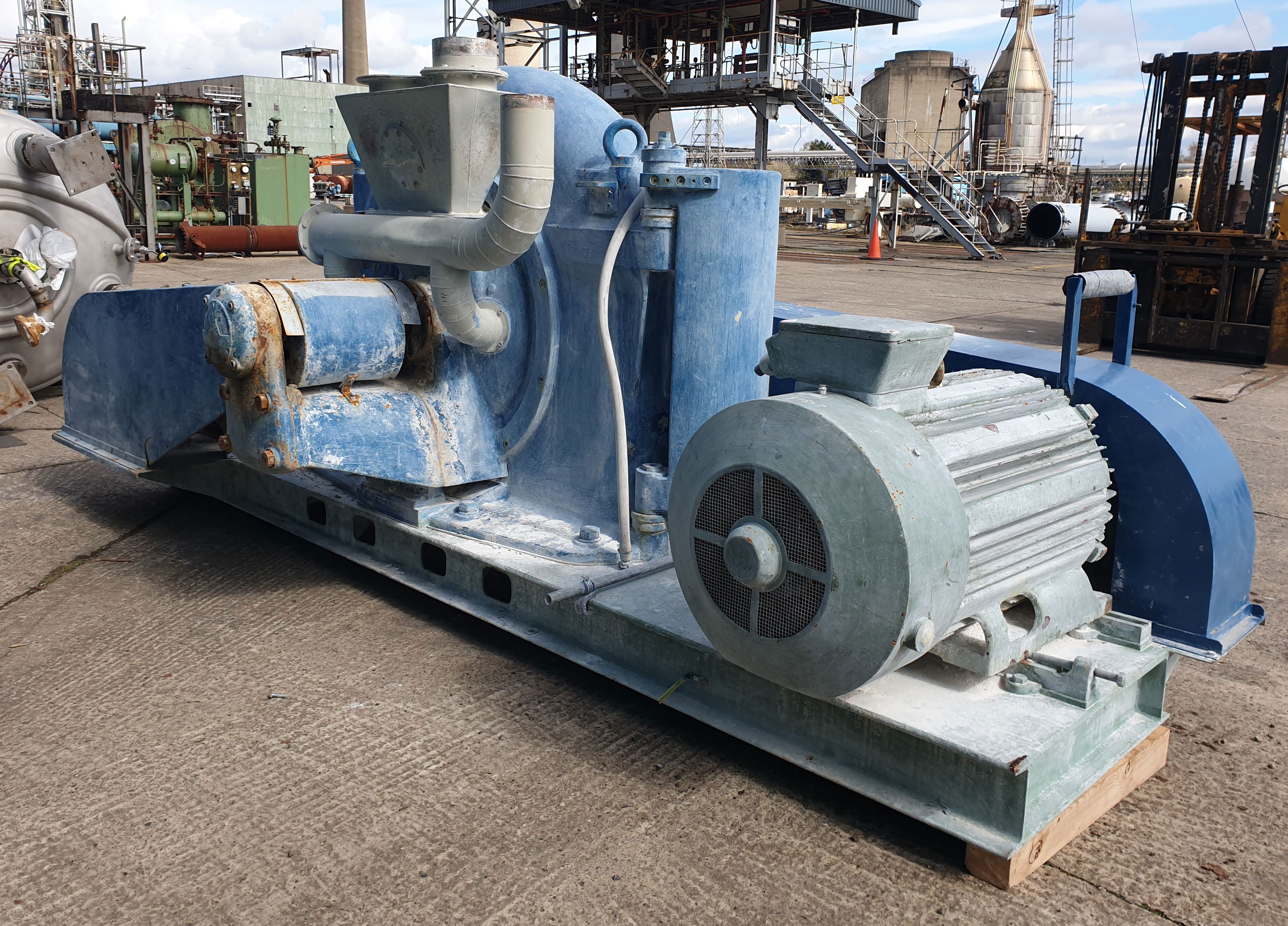 IPP# 229380, 48 kW (64.4 HP)  Stainless Steel 321 Granulator/Disintegrator Pulverizer For Sale