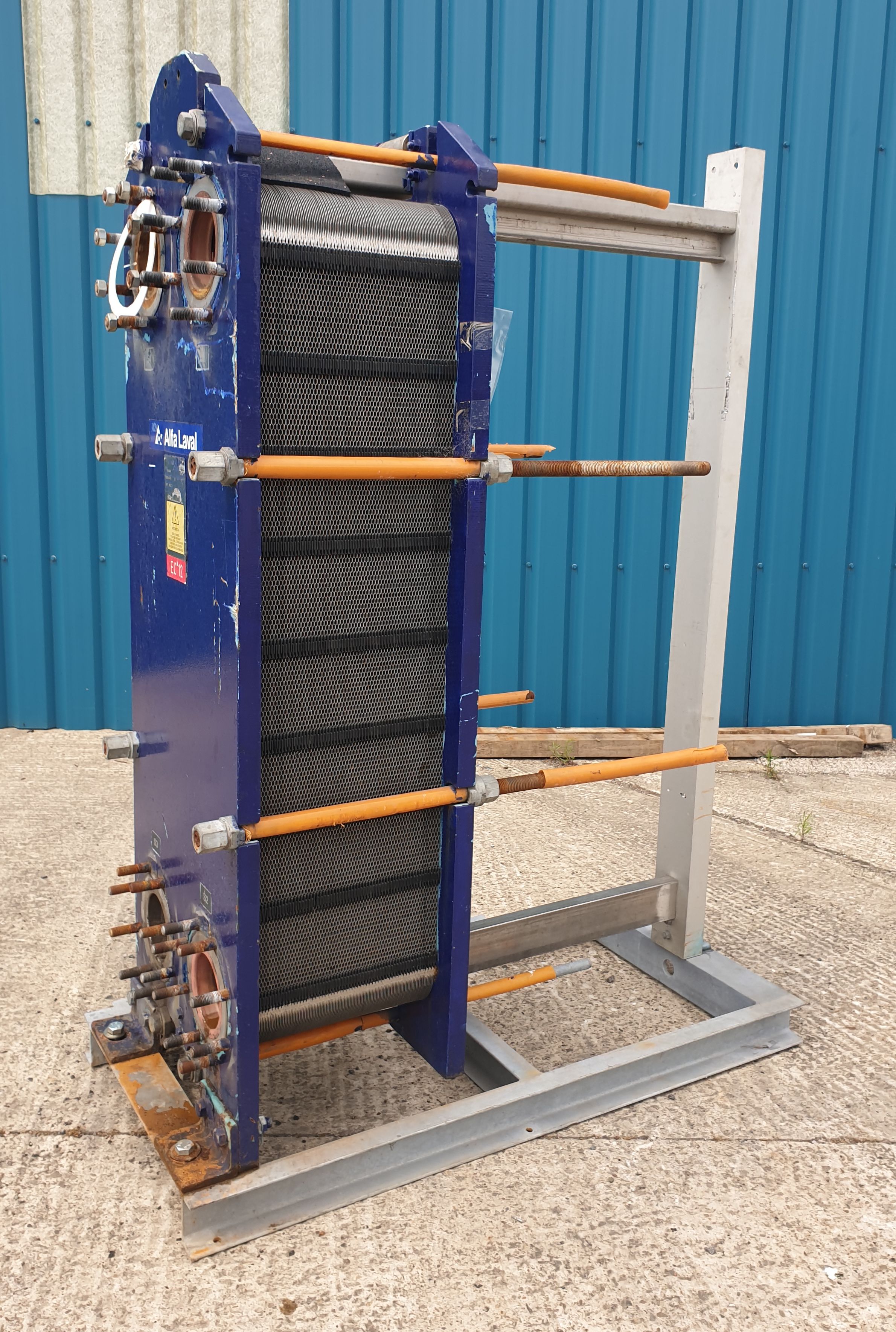 IPP# 229489, 76.9 m² (827.5 ft²)  Stainless Steel 316 Plate and Frame Heat Exchanger For Sale