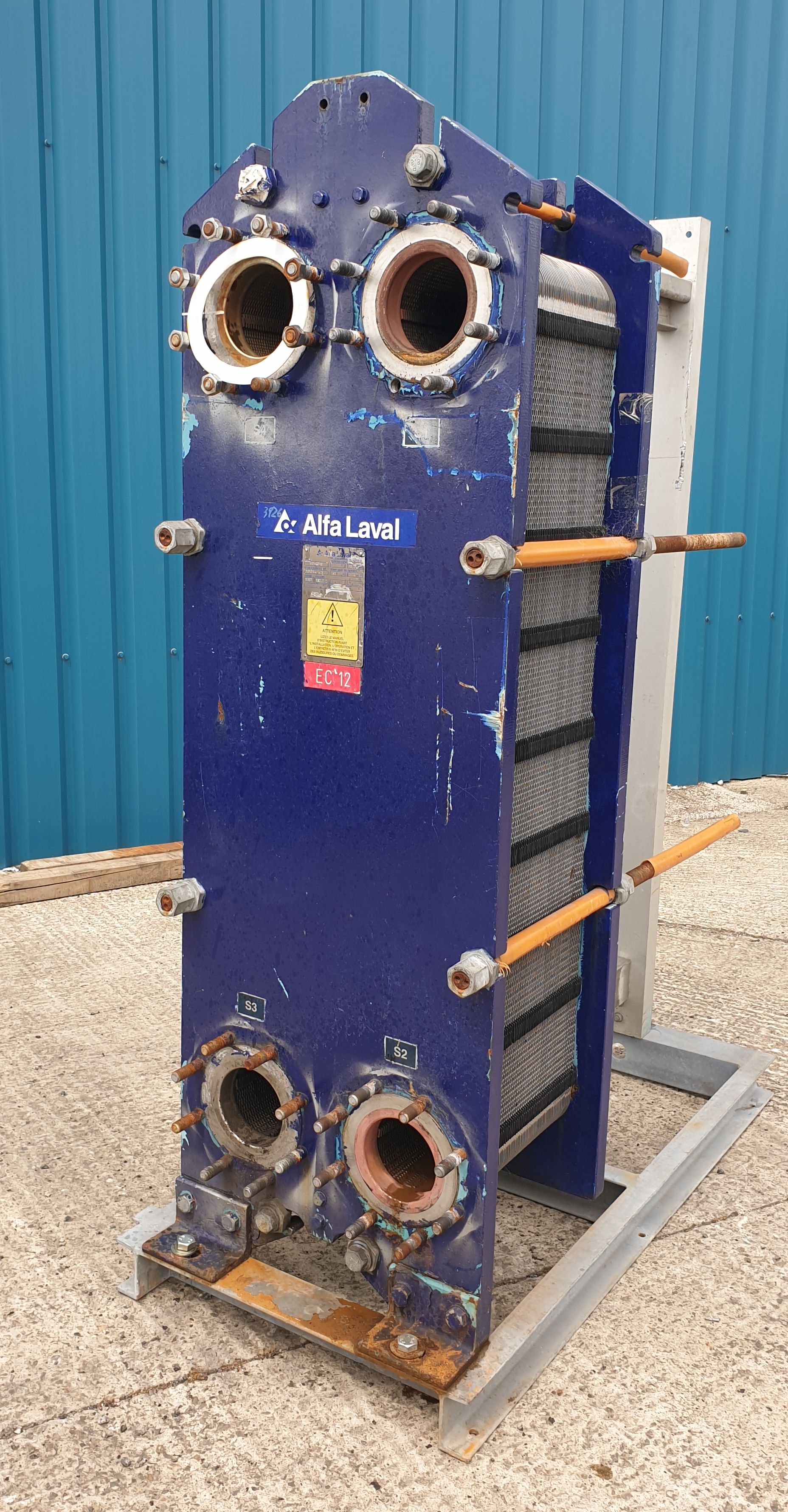 IPP# 229489, 76.9 m² (827.5 ft²)  Stainless Steel 316 Plate and Frame Heat Exchanger For Sale