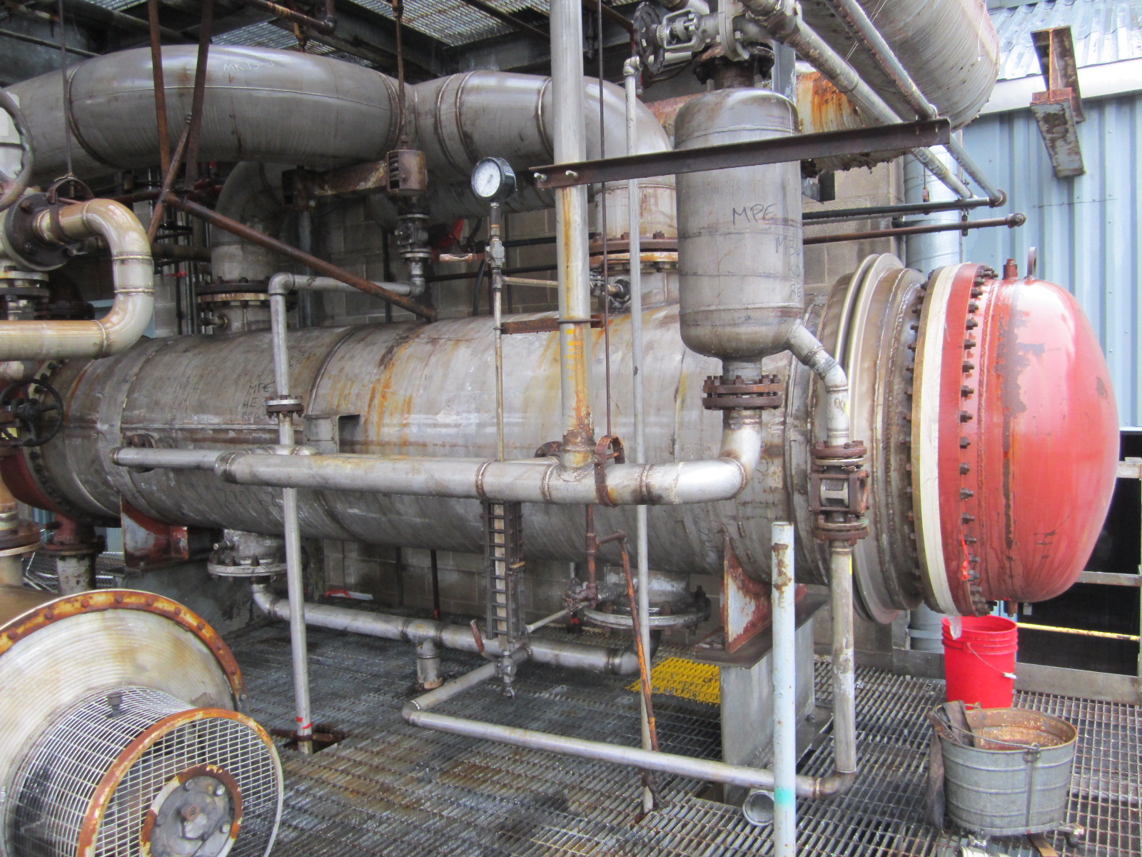 IPP# 220162, 412.9 m² (4,444 ft²)  Stainless Steel 316 Shell and Tube Heat Exchanger For Sale