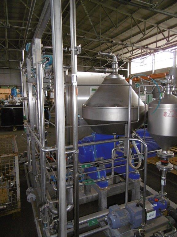 IPP# 220241, 30 kW (40.2 HP)  Stainless Steel Other  Centrifuge-Disc Bowl For Sale