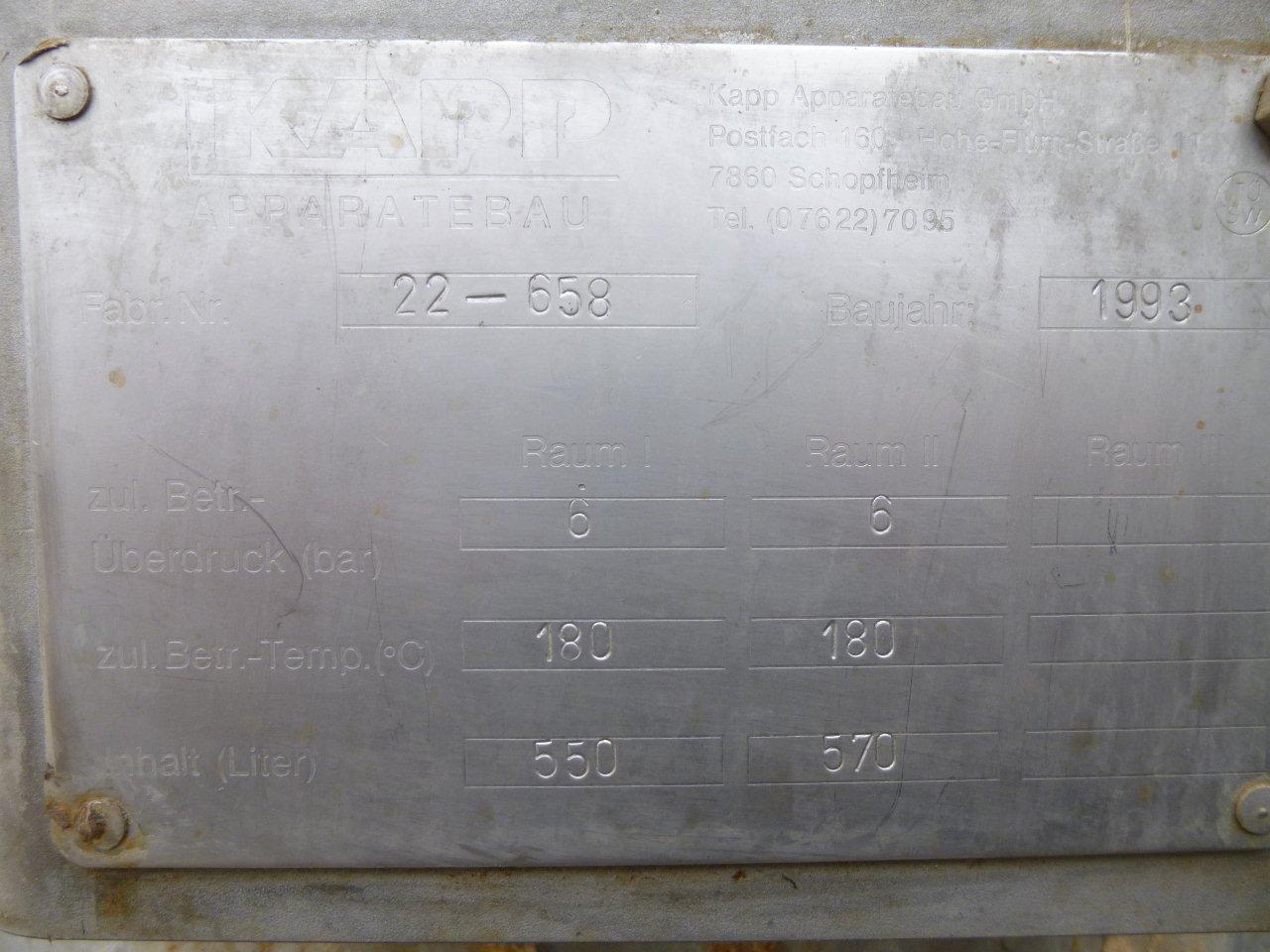 IPP# 220226, 138.5 m² (1,491 ft²)  Stainless Steel 904 Spiral Heat Exchanger For Sale