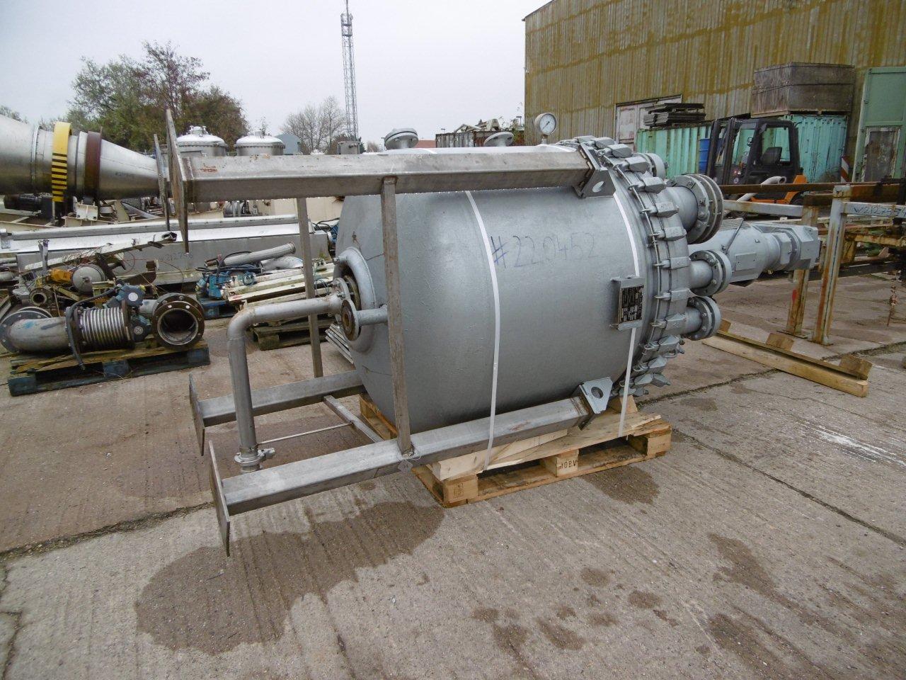 IPP# 220452, 1,180 L (311.7 gallons)  Glasslined Batch-Type Agitated Reactor For Sale