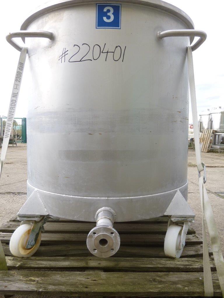 IPP# 220401, 600 L (158.5 gallons)  Stainless Steel Austentic  Tank For Sale