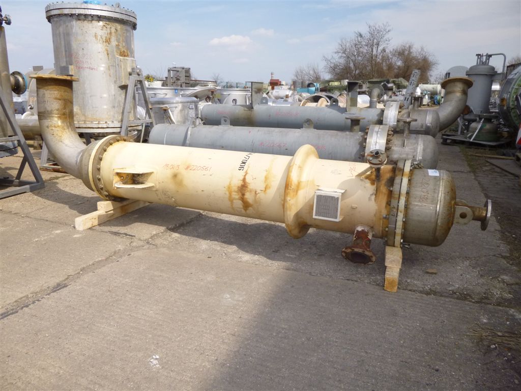 IPP# 220561, 18.2 m² (195.9 ft²)  Stainless Steel Austentic Shell and Tube Heat Exchanger For Sale