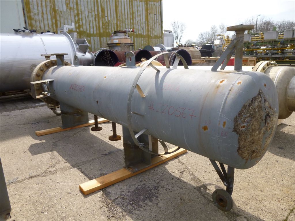 IPP# 220567, 24.8 m² (266.9 ft²)  Stainless Steel Austentic Shell and Tube Heat Exchanger For Sale