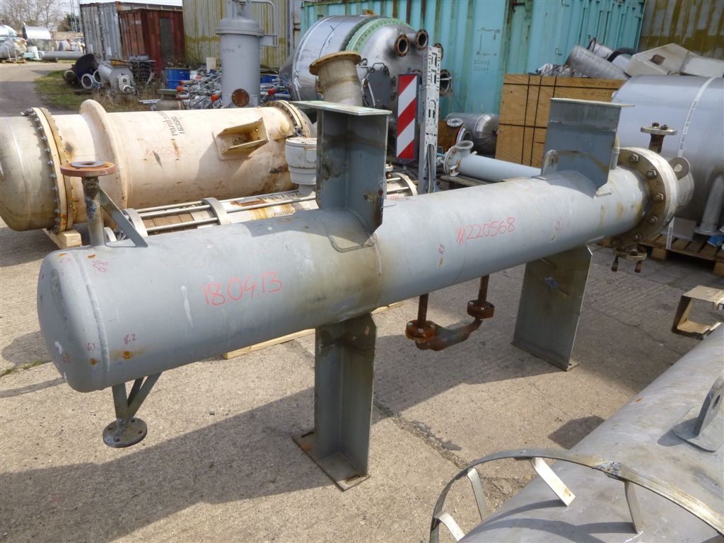 IPP# 220568, 14.4 m² (155 ft²)  Stainless Steel Austentic Shell and Tube Heat Exchanger For Sale