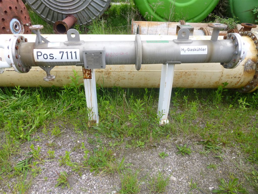 IPP# 220571, 4 m² (43.1 ft²)  Stainless Steel 904 Shell and Tube Heat Exchanger For Sale