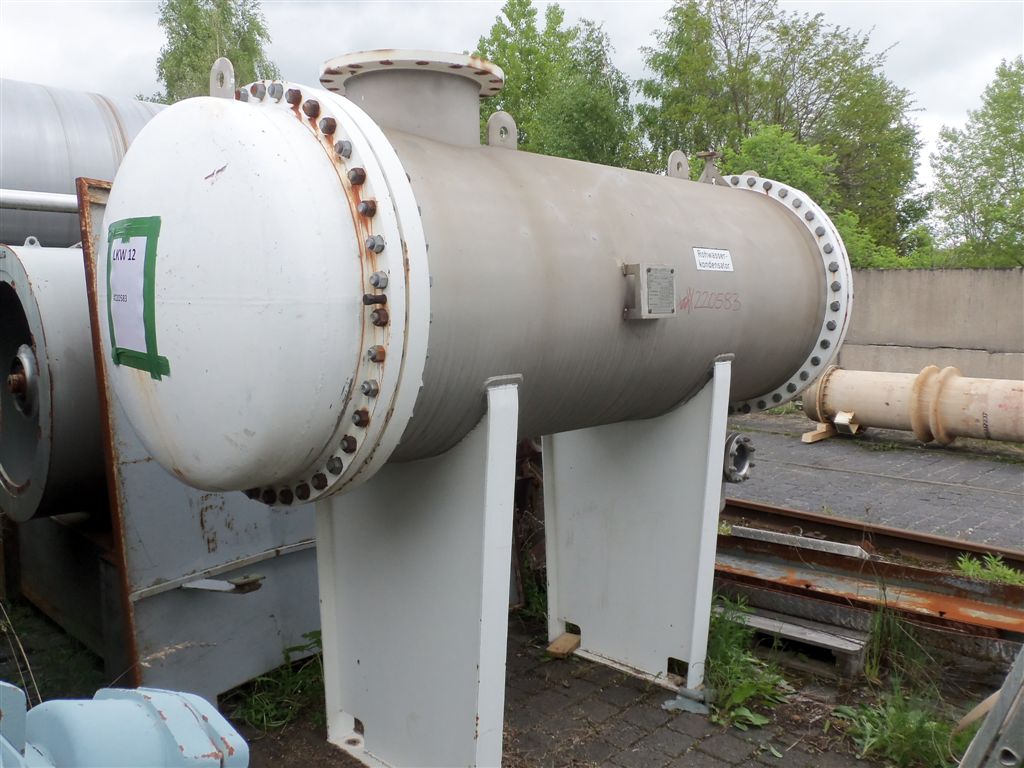 IPP# 220583, 111 m² (1,195 ft²)  Stainless Steel Austentic Shell and Tube Heat Exchanger For Sale