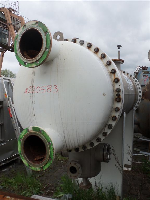 IPP# 220583, 111 m² (1,195 ft²)  Stainless Steel Austentic Shell and Tube Heat Exchanger For Sale