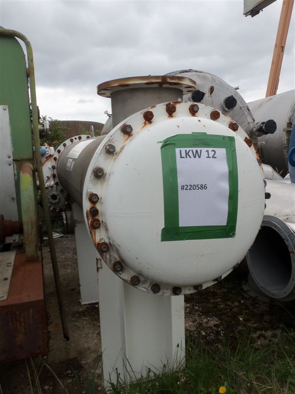 IPP# 220586, 35.4 m² (381 ft²)  Stainless Steel 321 Shell and Tube Heat Exchanger For Sale