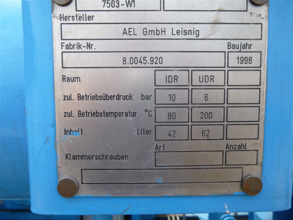 IPP# 220597, 910 m3/h (535.6 CFM)   Reciprocating Compressor For Sale