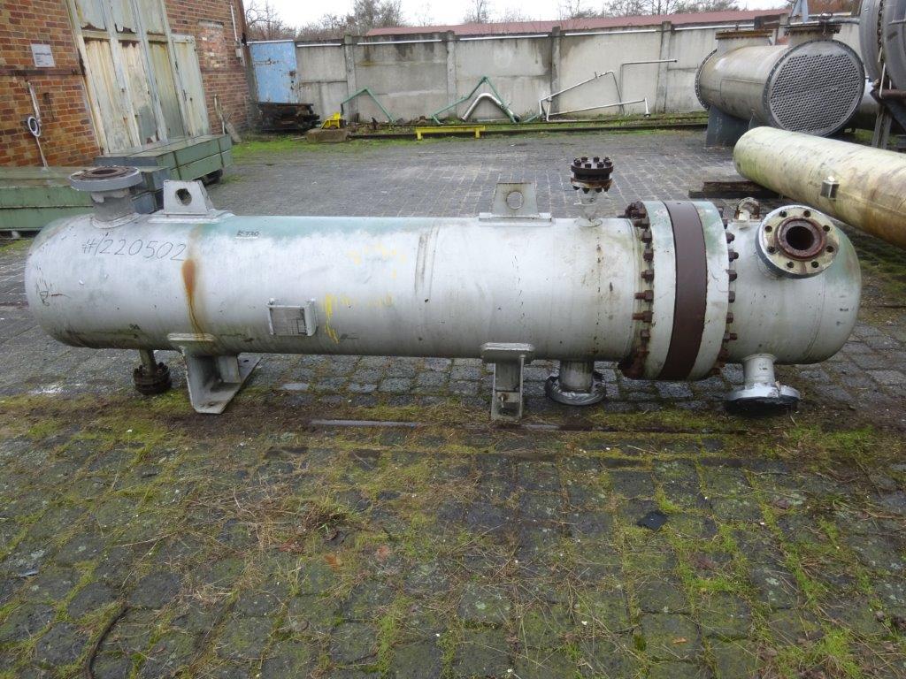 IPP# 220502, 25.3 m² (272.3 ft²)  Carbon Steel Shell and Tube Heat Exchanger For Sale