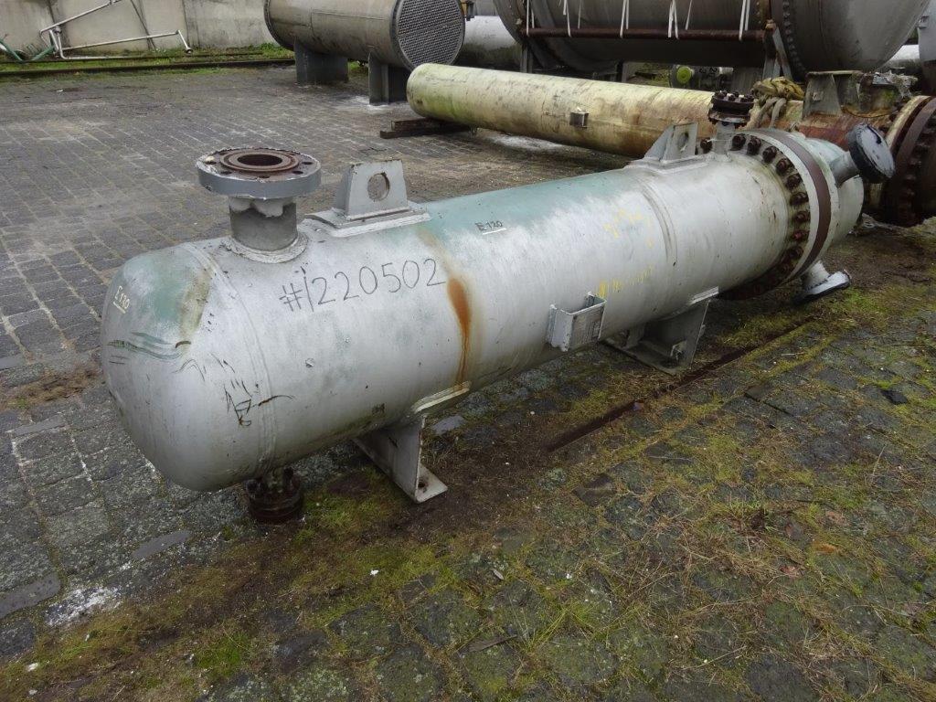 IPP# 220502, 25.3 m² (272.3 ft²)  Carbon Steel Shell and Tube Heat Exchanger For Sale